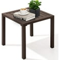 thumbnail image 1 of ANHXN Aluminum Outdoor Side Table, Pool Lounge Chair Side Table, Weather Resistant Small Square Coffee End Table for Patio, Yard, Garden, Porch, Deck, Indoor, Outdoor, 1 of 10