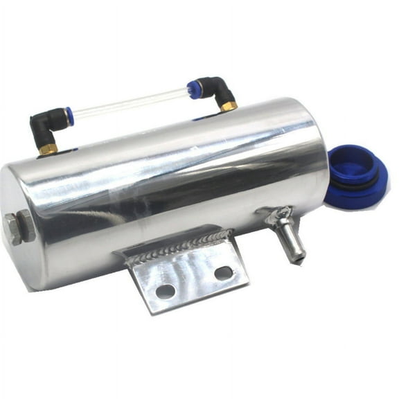 Aluminum Overflow Coolant Tank Reservoir Cooling Radiator Water 500ML Catch