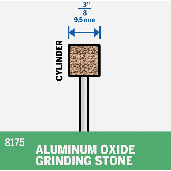 Aluminum Oxide Grinding Stone - Single Pack — Residential Use, Standard Application