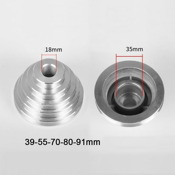 Aluminum Pagoda Pulley Wheel For Z4116 Drill Press 4 Step/5 Step Options Perfect For Different Speed Requirements
