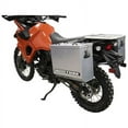 thumbnail image 1 of Aluminum Panniers with Pannier Racks Medium Silver Compatible With Kawasaki KLR650 ABS 2022-2023, 1 of 3
