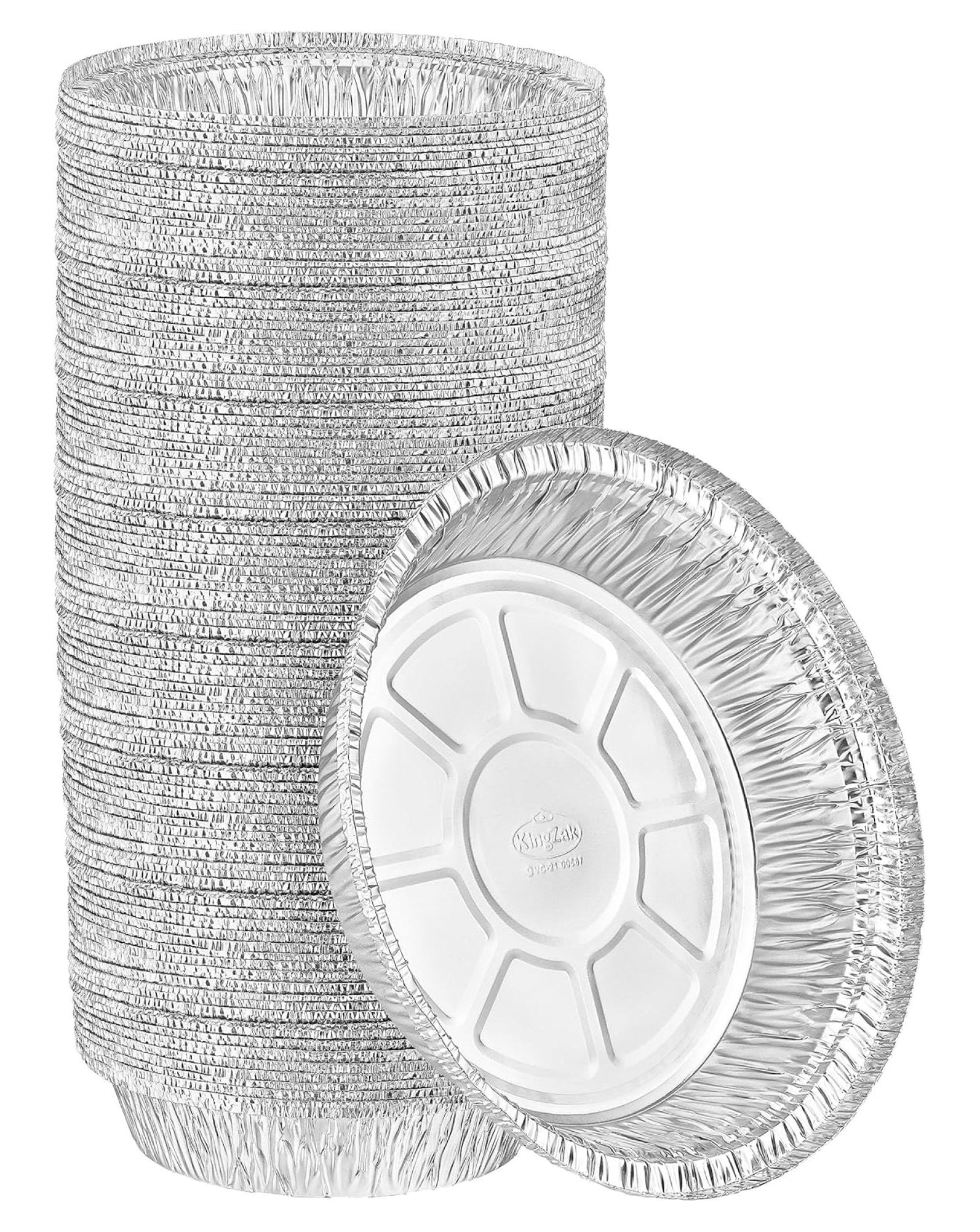 Aluminum Pans 9” Round Disposable Pans (500 Pack) 9 Inch Round