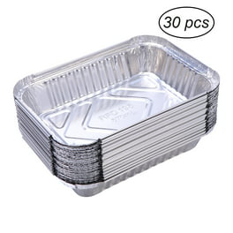 Aluminum Pans 9x13 Disposable Foil Pans (10 Pack) - Half Size Steam Ta –  Stock Your Home