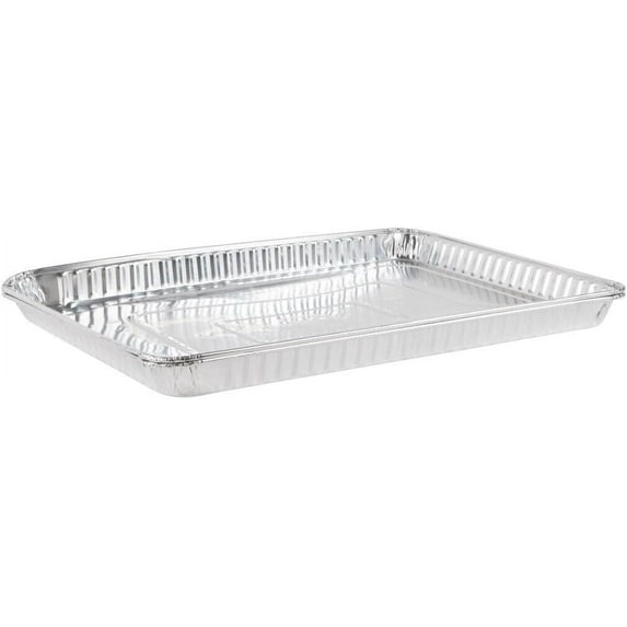 Aluminum Pans Half Size Cookie Sheets Baking Pans- 17.75 x 12.75 inches - Disposable Durable Non Stick Baking Sheets, Great for Baking, Cookies, Cakes, Pastries, Biscuits, Pizza and more (10)