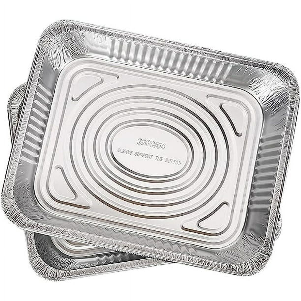 Aluminum Pans Trays 20 Pack Disposable Baking Takeout Containers