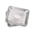 thumbnail image 1 of Aluminum Pans Trays 9"x13" Inch Half Size Disposable Containers - Pack of 25 Recyclable Pans for Cooking Baking Storing Serving - Reusable Oven Air Fryer and Freezer Safe Pan, 1 of 6