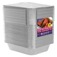 Aluminum Pans With Lids Half Size 9x13 Extra Heavy Duty, Disposable