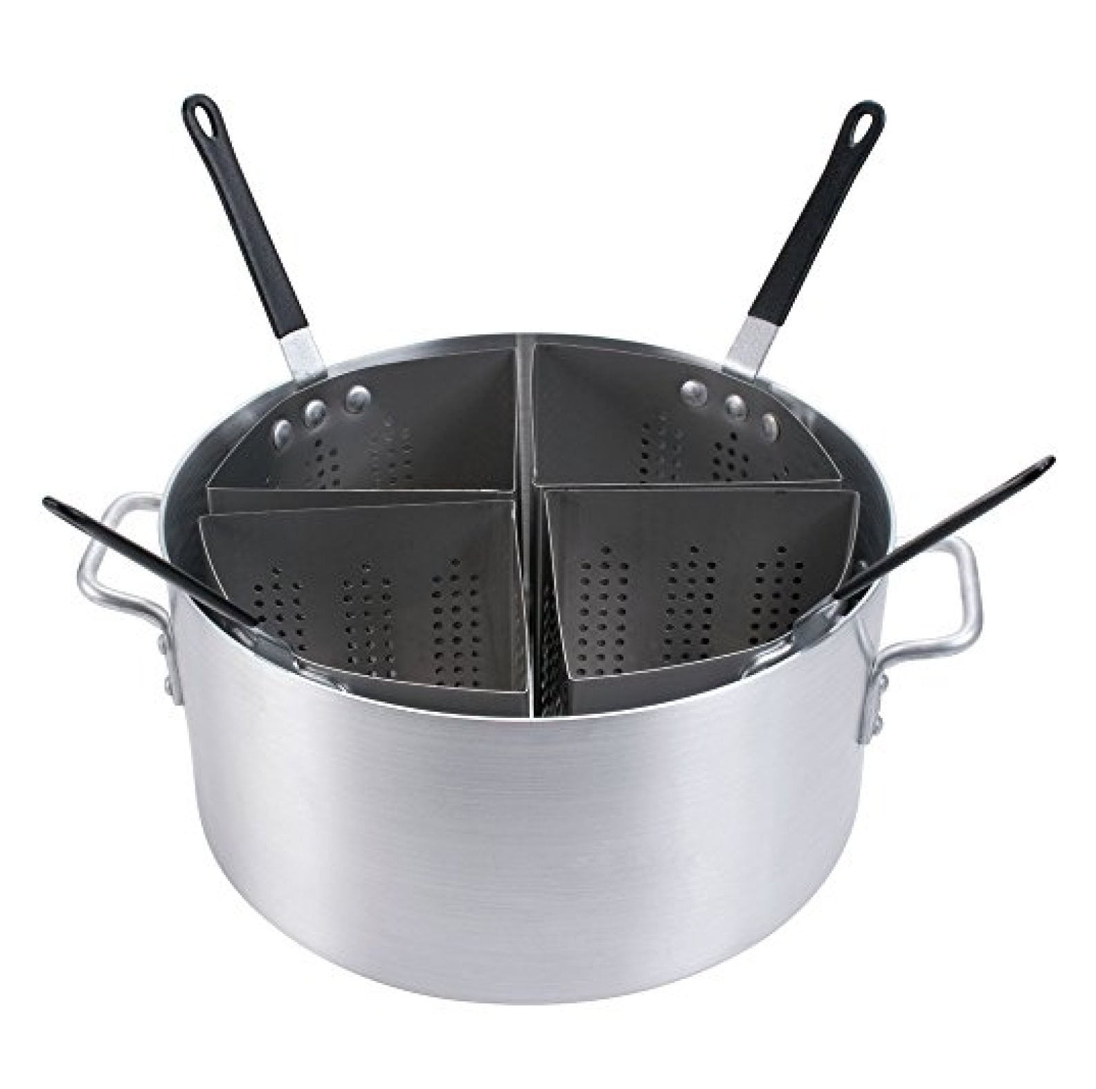 Aluminum Pasta Cooker 20 Quart with Inserts - Commercial Grade Pasta ...