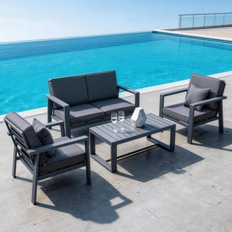 TK Classics Florence 7 Piece Outdoor Wicker Patio Furniture Set