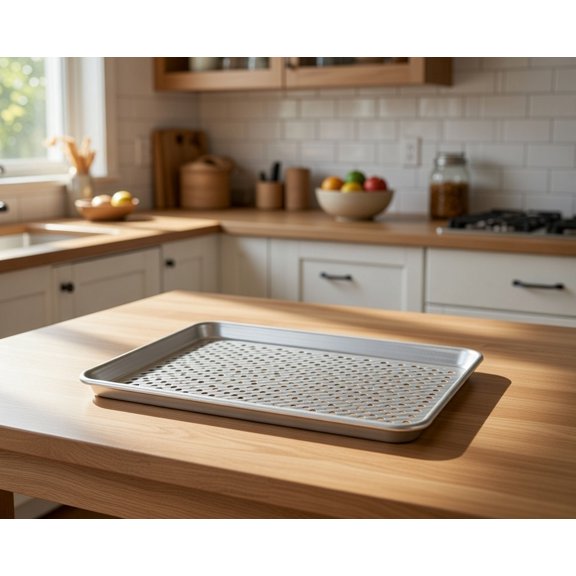 Aluminum Perforated Baking Tray for Even Heating and Crispy Baking