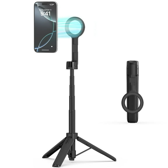 Aluminum Phone Tripod Stick With Cold Shoe Mount And Fast Release Design For Content Creators