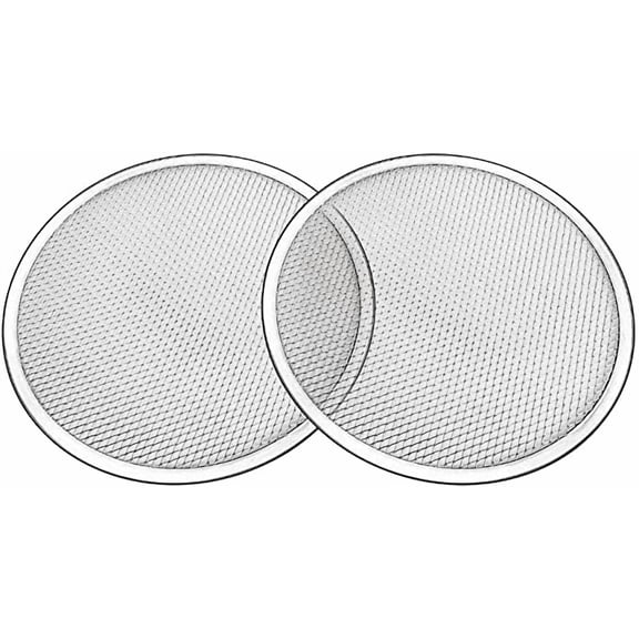 Aluminum Pizza Screen (Approx. 12 inches), Pack of 2