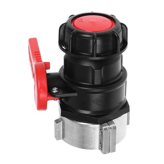 Aluminum Plastic 75mm Valves Adapter Rain Barrels Drain Valves for Tanks Containers Rain Barrels Drain Control