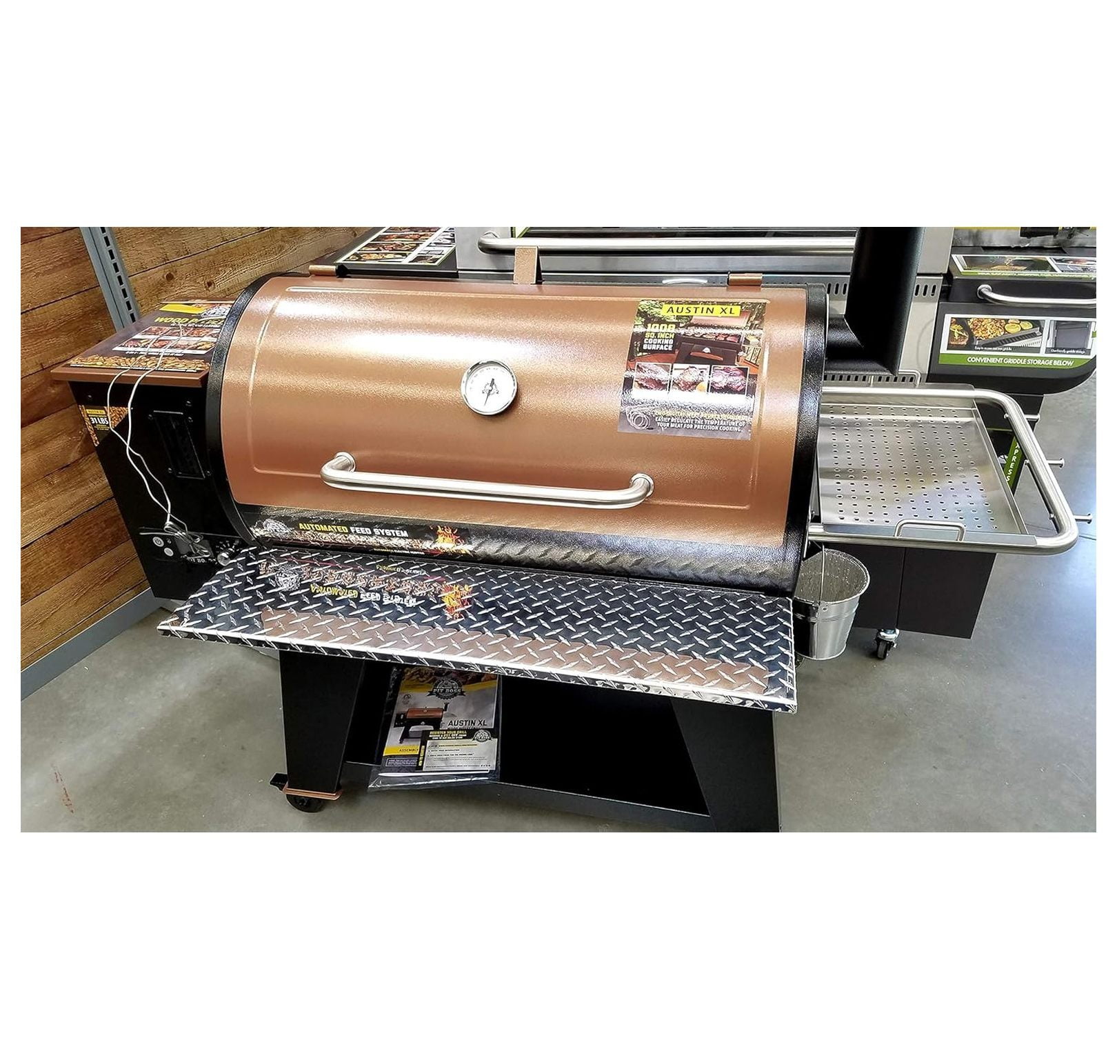 Xl Pellet Pit Boss Austin Xl 1000 Sq Parts Cart Pit Boss Austin XL