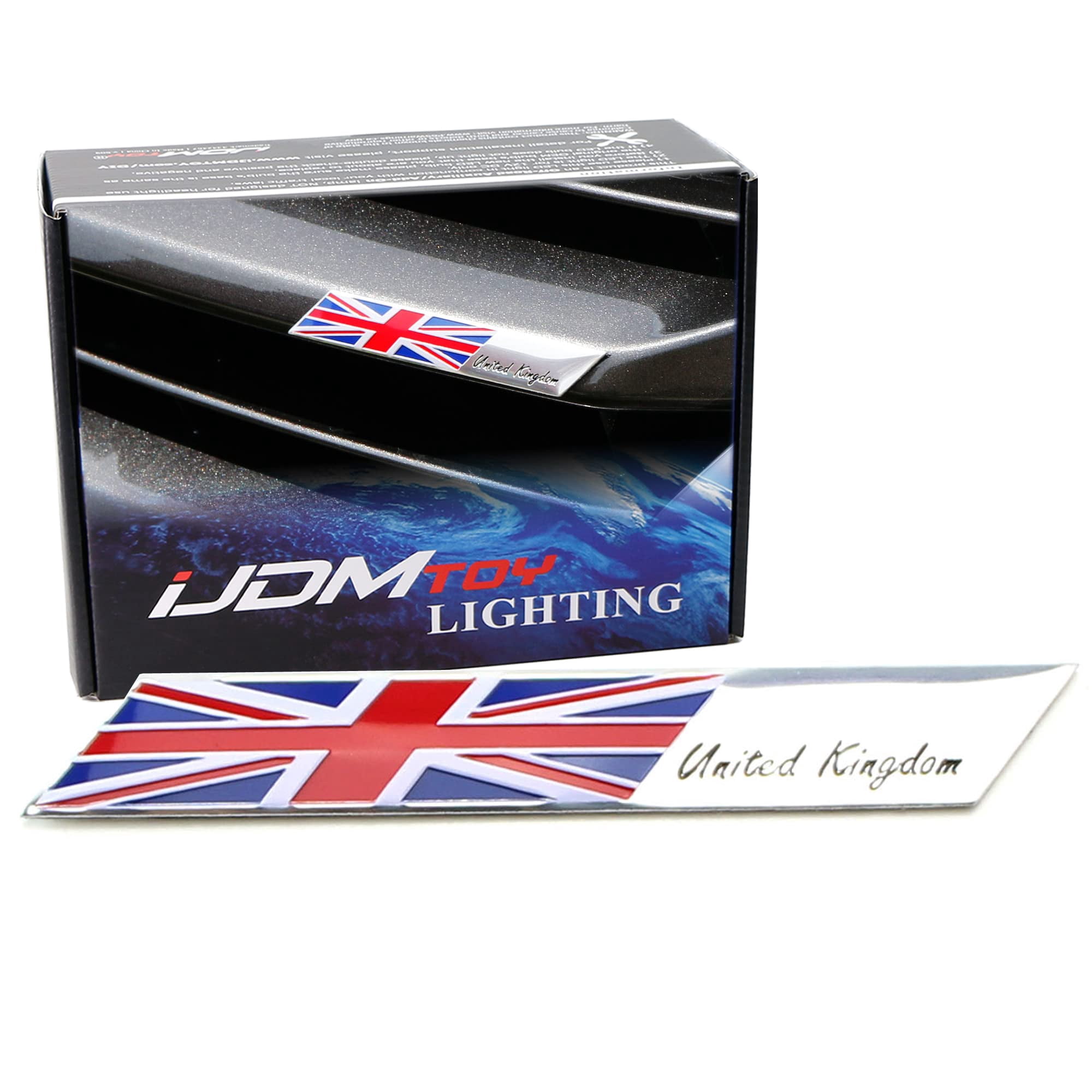 Metal 3D Union Jack Front Grille Hood Emblem Badge For MINI Cooper JCW – Aluminum