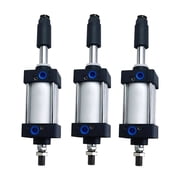 Aluminum Pneumatic Air Cylinder SCJ80 Series Bore 80mm Standard Cylinders Double Acting Adjustable Stroke And Large Thrust