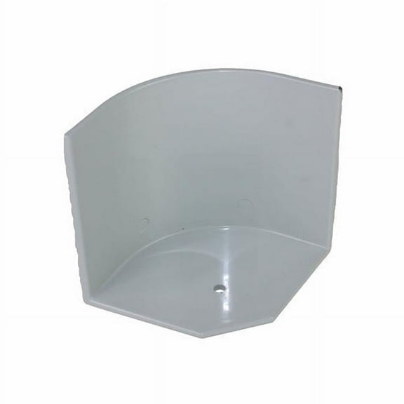 Aluminum Pontoon Corner Casting, Grey Powder Coat