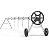 thumbnail image 1 of Aluminum Pool Cover Reel System,Heavy-Duty Solar Cover Reel with Hand Crank, 6 Straps & Clips, Wheels – Fits Inground Rectangular/Kidney/Oyster Pools, Rust-Proof, 1 of 6