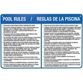 thumbnail image 1 of Aluminum Pool Rules Sign Bilingual English Spanish 12 x 8 Inches - Vintage Style, Indoor Outdoor Pool Area, Bilingual Safety, 1 of 6