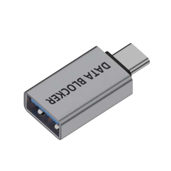 Aluminum Portable USB Data Blocking Secure Charges Only Function for Phones Tablets Laptops Travel Friendly