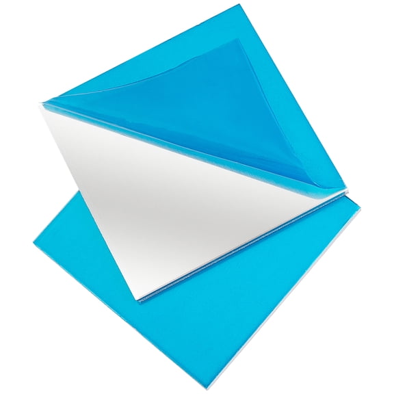 Aluminum Practice Sheets 0.2 Thick Shiny Polished Plate Sheet Metal Craft Plate Heat Treatable Aluminum Plate for Jewelry Making Hand Stamping