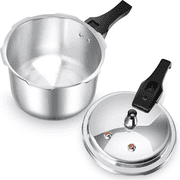Aluminum Pressure Cooker, 7.5 QT Aluminum Pressure Cooker Cooking Various Foods For Gas Stove Induction Cooker