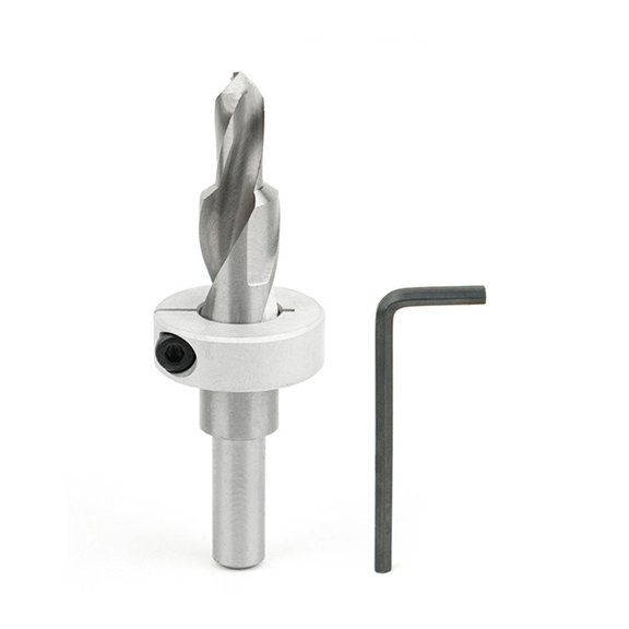 Aluminum Profile Step Drill Bit Set for 20/30/40 Series Extrusions - OPP Bag Packaging