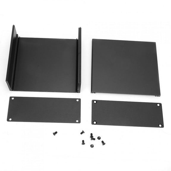 Aluminum Project Enclosure Box,Circuit Board PCB Instrument Aluminum Cooling Box DIY Electronic Project Enclosure Case