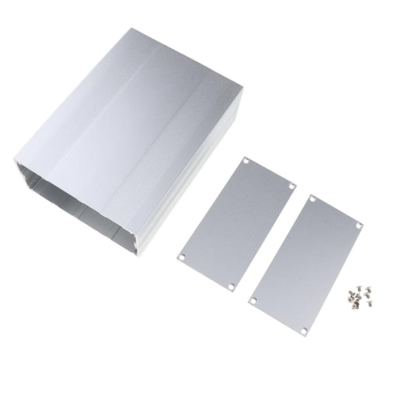 Aluminum Project Enclosure Box Electronic Case Housing For PCB Board DIY- 6x4.34x2.04 Inch