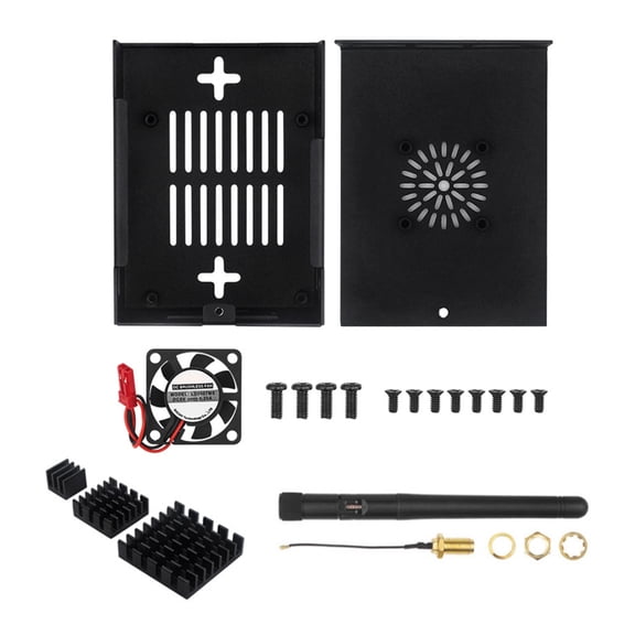 Aluminum Protective Case With Integrated Fan For 5 Enclosure For Computer Protector Radiator