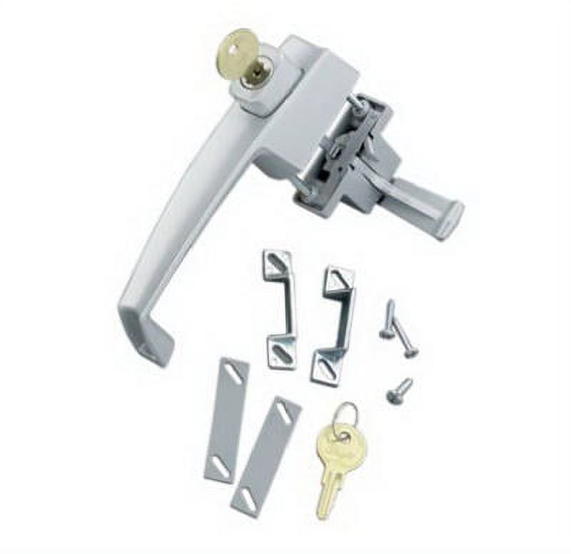 Aluminum Push Button Key Lock For Out Swinging Wood Or Metal Doors, Each