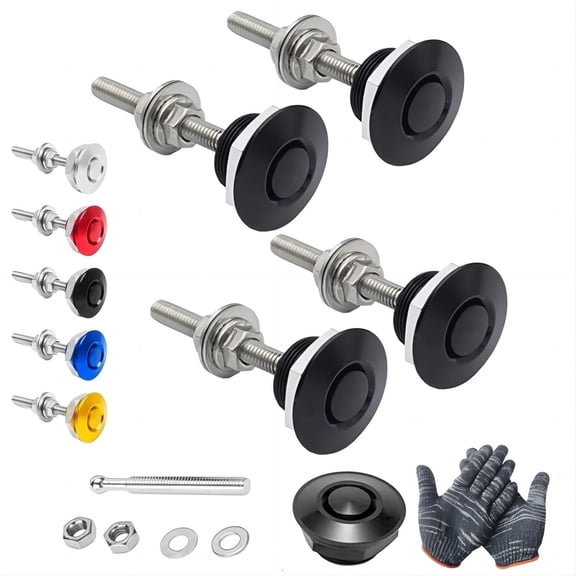 Aluminum Quick Release Fasteners, Quick Release Aluminum Latches, Quick Releases Lock, Touch Heavy-Duty Fasteners, Rust-Proof Flush Mount & Seamless Home DIY Elegance