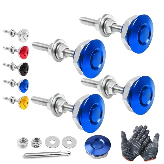Aluminum Quick Release Fasteners, Quick Release Aluminum Latches, Quick Releases Lock, Touch Heavy-Duty Fasteners, Rust-Proof Flush Mount & Seamless Home DIY Elegance