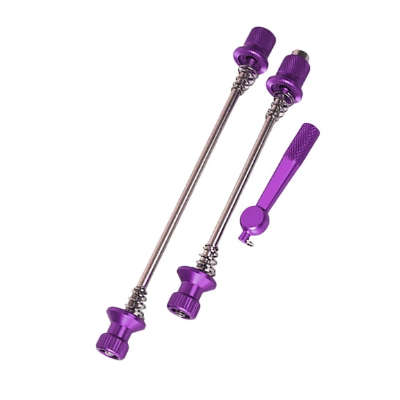 Aluminum Quick Release Skewers Anti-Theft Locks for Road Bikes Lightweight Hubs Compatibility