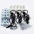 thumbnail image 1 of Aluminum Quick Release Stud 19mm D-Ring & CLIP6 Pack x10, 1 of 6