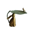 thumbnail image 1 of Aluminum Rabbit Bird and Leaf Bird Feeder for Your Garden Decor 14" x 8" x 13"H, 1 of 11