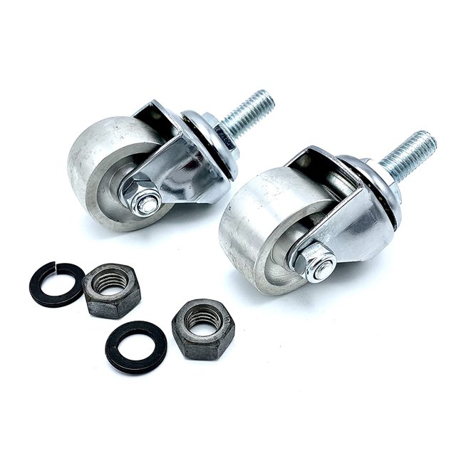Aluminum Racing Casters, 2.5 Ton Rated. Perfect for DIY Replacements