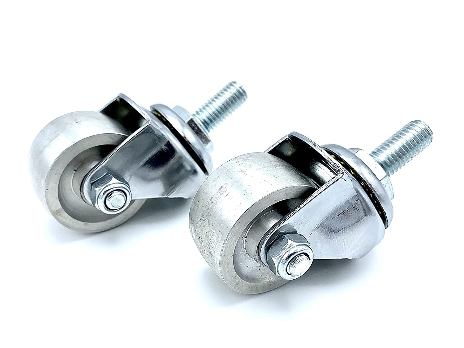Aluminum Racing Casters, 2.5 Ton Rated. Perfect for DIY Replacements