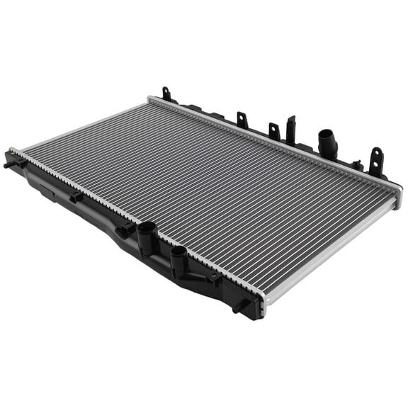 Aluminum Radiator for 2006-2011 Acura CSX & Honda Civic 1.8L 2.0L MT, Single Row Down Flow Engine Cooling Component, Aluminum Core with Plastic Tanks, Replaces 19010RNBA01 DPI2922