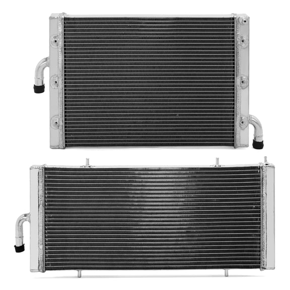 Aluminum Radiator & Auxiliary Radiator For Polaris RZR XP/XP4 Turbo S 2017-2021