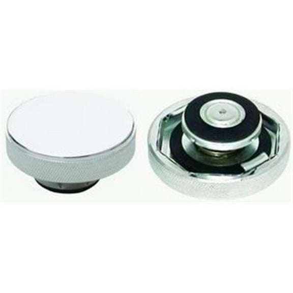 Aluminum Radiator Cap Plain, Chrome