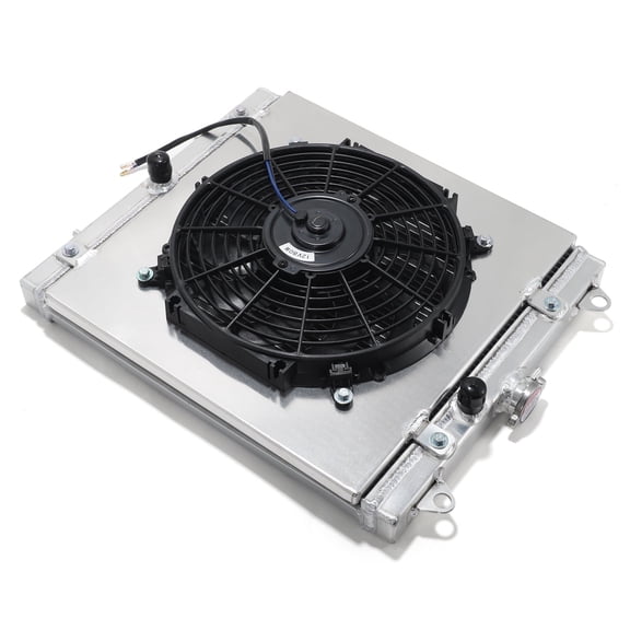 Aluminum Radiator & Cooling Fan For Yamaha YXZ 1000R 2016-2018 2017 2HC-E2461-00-00