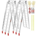 thumbnail image 1 of Aluminum Ramp 1500 LBS Foldable Loading Ramps for Pickup Trucks Bed 2 PCS, 1 of 12