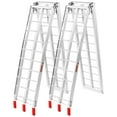 thumbnail image 1 of Aluminum Ramp 1500 LBS Foldable Loading Ramps for Pickup Trucks Bed 2 PCS, 1 of 7