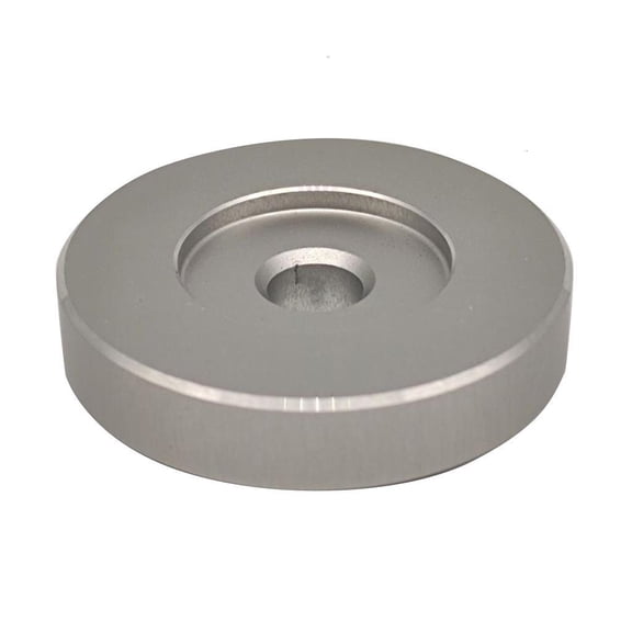 Aluminum Record Turntable Adapter for 7" Vinyl Technics SL1200 Ser 45 RPM Silver