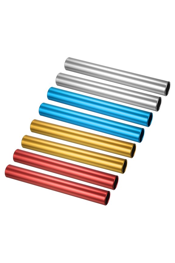 Aluminum Relay Batons, 1 Set Field Track Relay Event Baton for Race Gym Track and Field, Multicolor