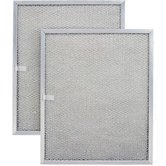 Aluminum Replacement Range Filter Compatible With Kitch-N-Vent 99010196; Nutone 99010196; Rangeaire 610004; Ventrola 99010196- Dimensions: 8-1/4 x 11-1/4 x 3/8 PTLS - 2 Pack