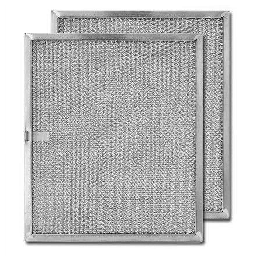 Aluminum Replacement Range Hood Filter 9-7/8" x 11-11/16" x 3/8" (2-Pack)