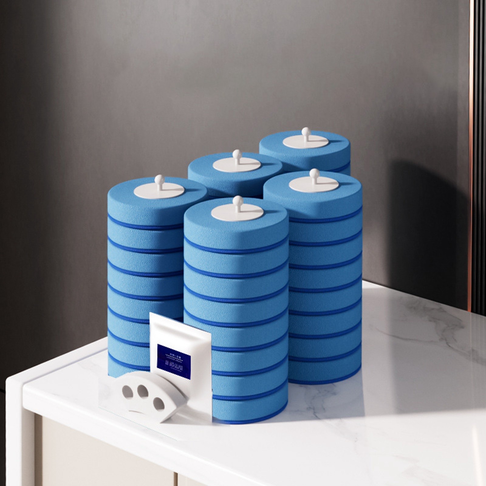 Aluminum Restoration Cleaning Solution Dish Scrub Brush with Holder