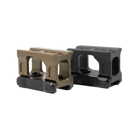 Aluminum Riser Mount Platform Modular Height-Enhancing Bracket with Picatinny-Compatible Base, CNC Tool Holder for DIY and Optical Module Integration